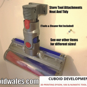 (for Dyson V10 Hoover) 1 Tool, Wall Mounted Organiser Bracket Rack for Cleaner Tool Attachments