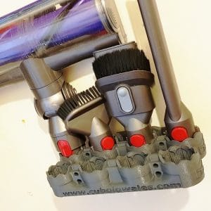 (for Dyson Outsize Hoover) WIDE 8 Tool, Wall Mounted Organiser Bracket Rack for Cleaner Tool Attachments